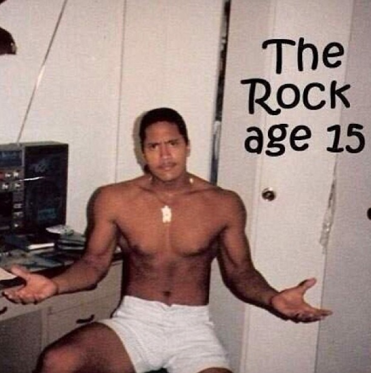 Dwayne Johnson Alias The Rock Avant Hercule Breakforbuzz