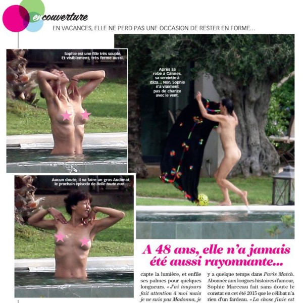 Sophie Marceau Compl Tement Nue En Couverture De Voici Breakforbuzz