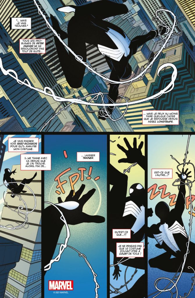 Extrait Comics Spider Man L Ombre Du Symbiote 100 Marvel