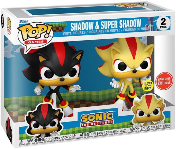 Figurines Funko Pop Sonic De Shadow Et Super Shadow Breakforbuzz