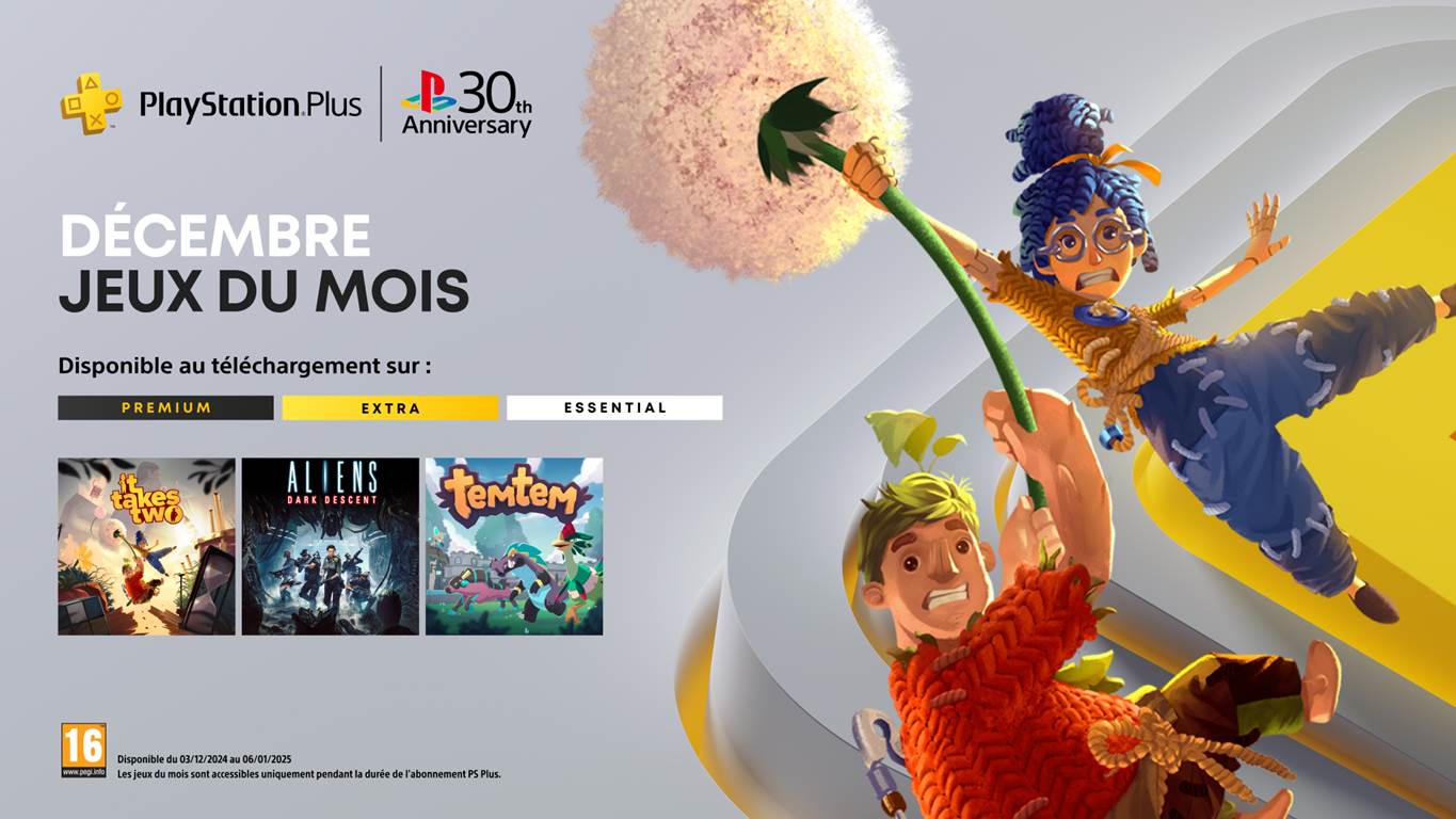 PlayStation Plus de novembre et les festivités pour le 30ᵉ anniversaire