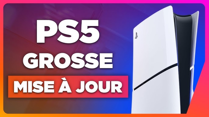 PS5 : Nouvelle mise à jour