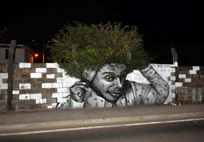 Le street art s’adapte à l’environnement…