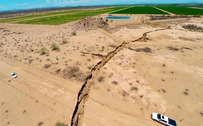 Faille gigantesque dans le sol mexicain…