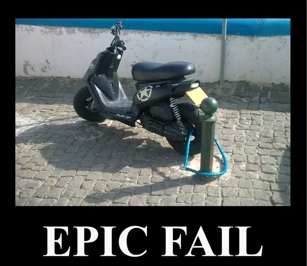 FAIL : Essai d’un scooter