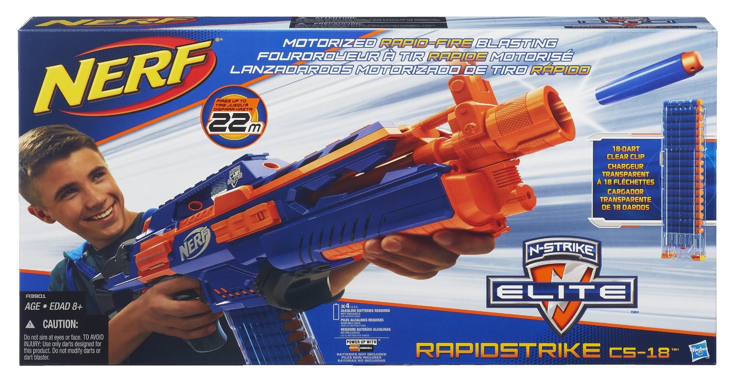 Bataille de pistolets Nerf, la guerre commence…