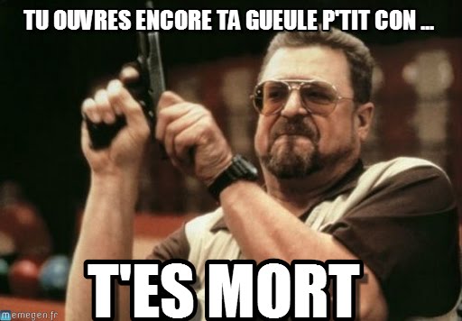 Comment calmer un p’tit con qui agresse les gens dans le métro !!