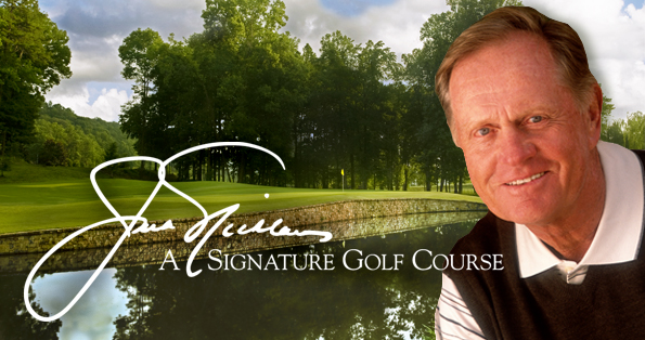 Jack Nicklaus réalise un putt de 30 mètres !