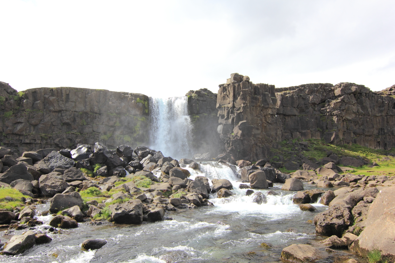 Une chute d’eau inversée !