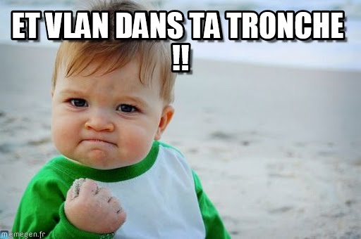 La bonne blague du cellophane !
