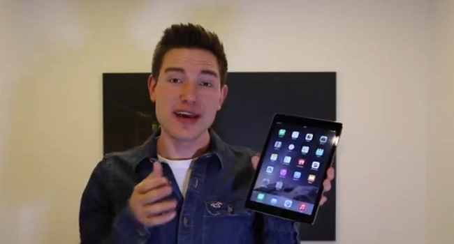 Test débile, Est-ce que l’iPad Air 2 se plie ?