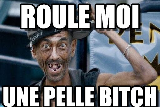 Un baiser super baveux…