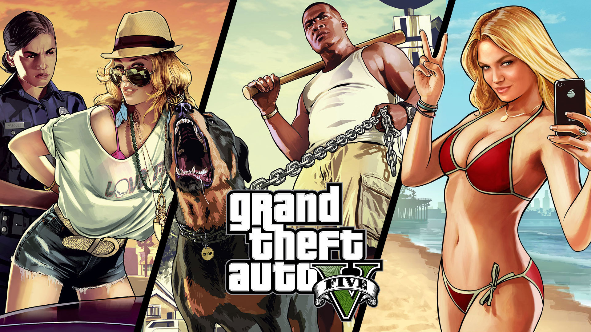 Une femme au volant dans GTA V c’est le bordel…