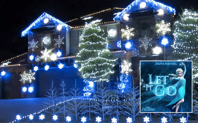 Frozen Christmas Lights (Let It Go)