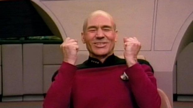 Jean-Luc Picard de Star Trek chante « Make It So »