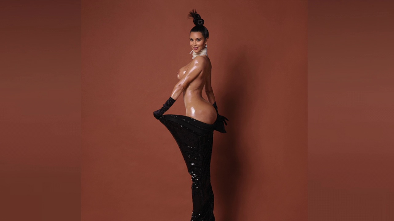 La carte de Noël en version Kim Kardashian
