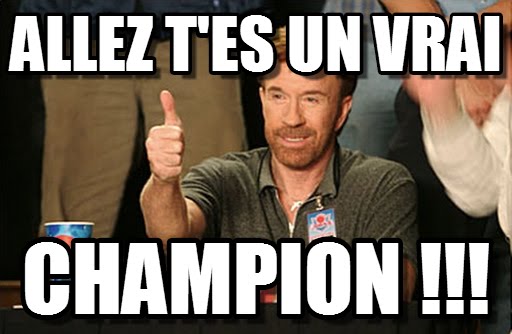 Humm… Je crois que c’est trop serré !!!