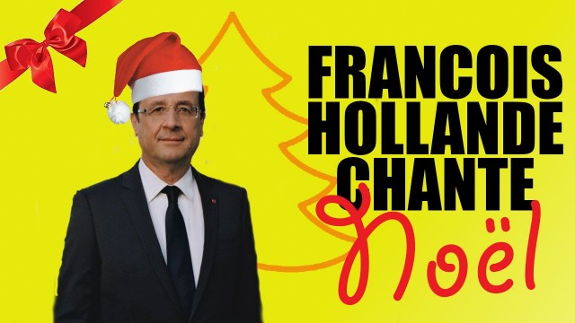 François Hollande chante Vive le vent