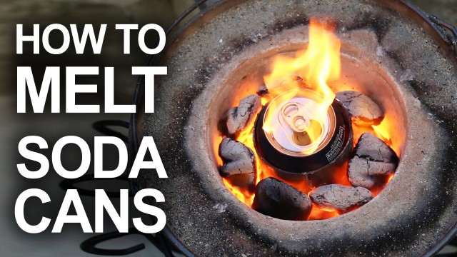 Comment fondre des canettes de soda