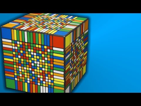 Le plus gros Rubik’s Cube du monde, fait mal à la tête…