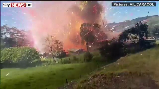 Explosion d’une usine de feux d’artifice