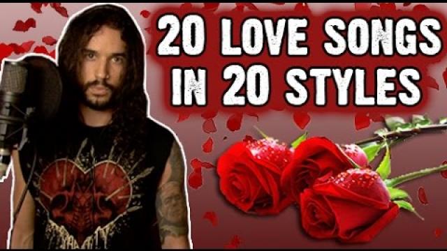 20 chansons d’amour avec 20 imitations différentes