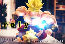 Dragon Ball Z Stop motion- Broly fight Goku and Me