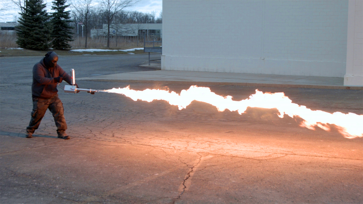 XM42, le premier lance-flammes personnel