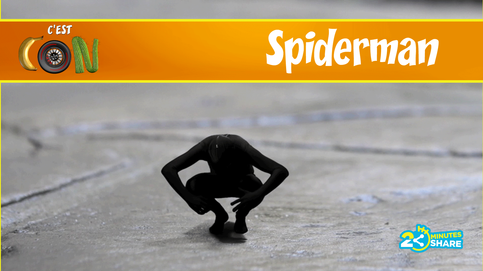 C’est con ! Spiderman