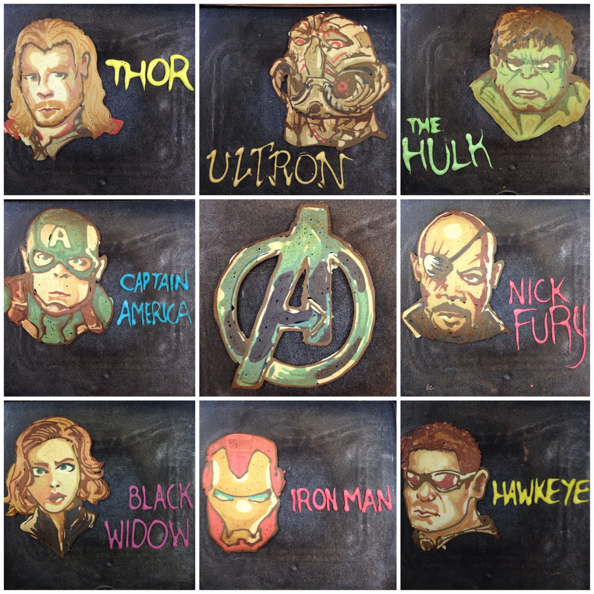 Le roi du pancake réalise « The Avengers Pancakes »