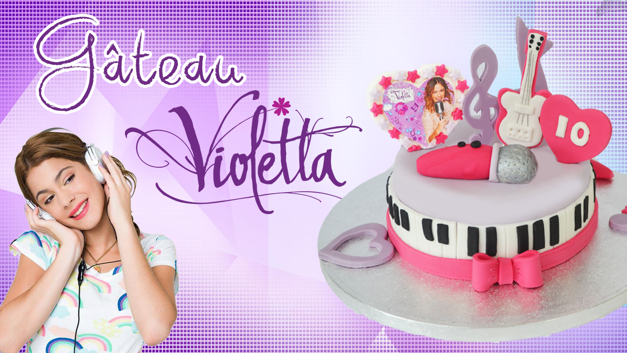 Gâteau Violetta par Cake design