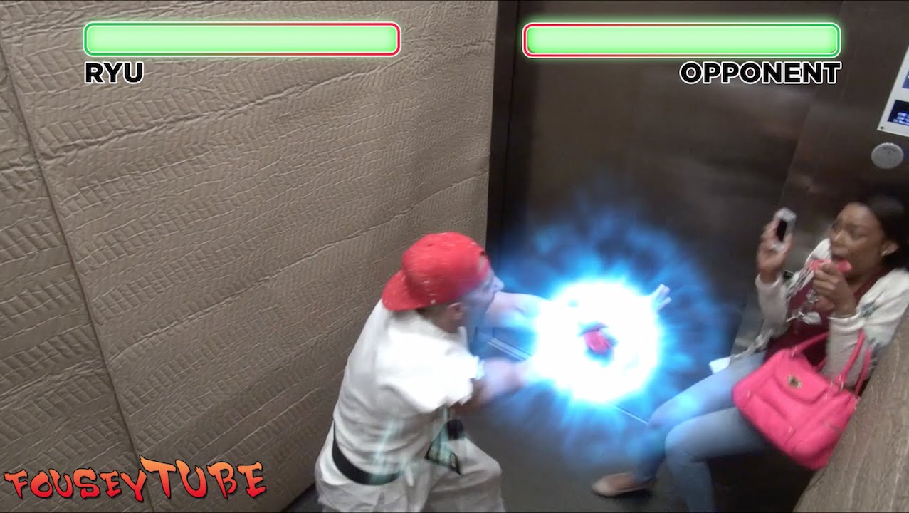 Prank : Street Fighter dans l’ascenseur