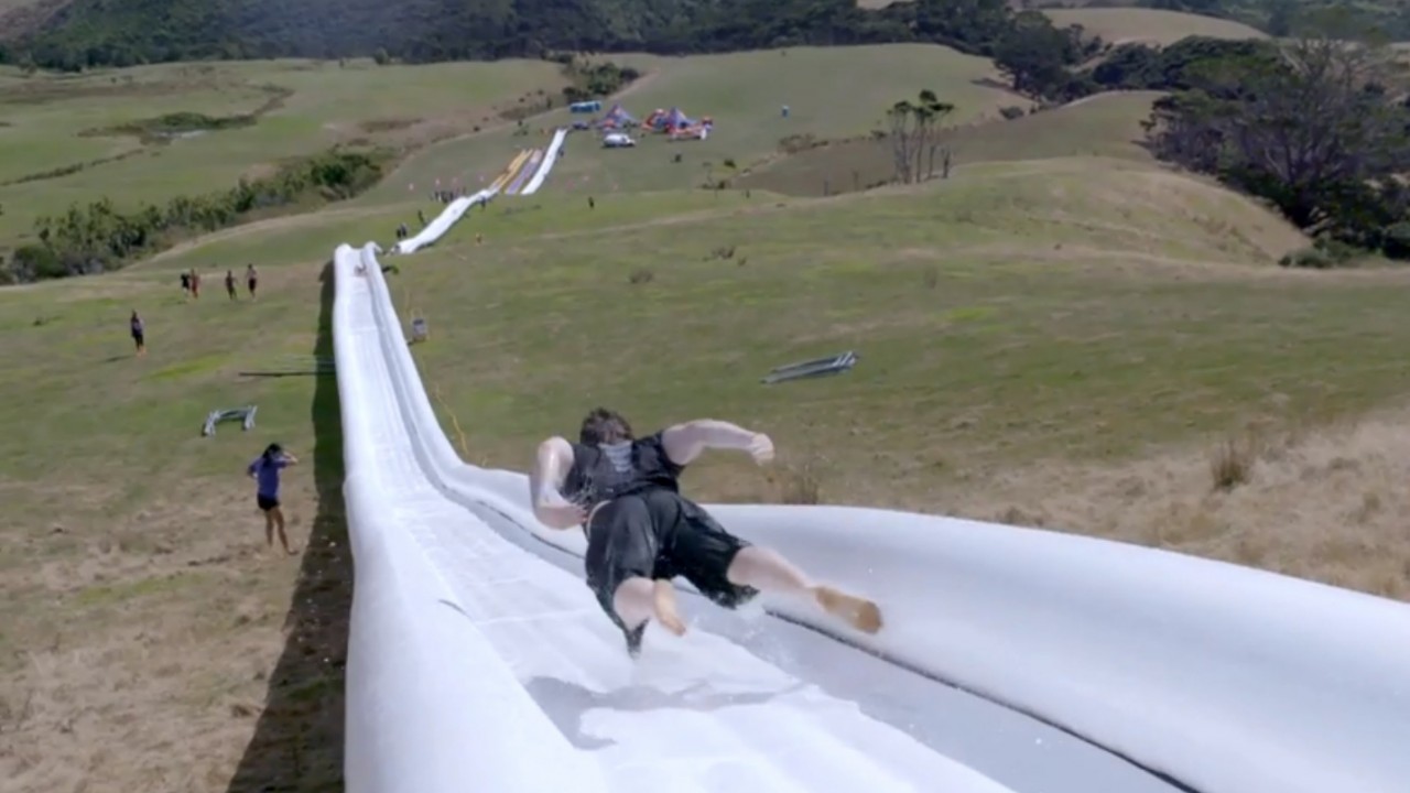100% sensations, le toboggan aquatique le plus long du monde