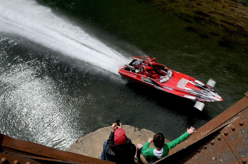 Crash en jet boat