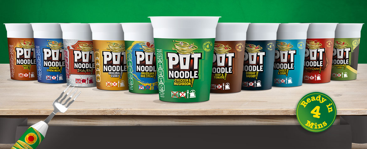 Une pub géniale pour des pots de nouilles (Pot Noodle)