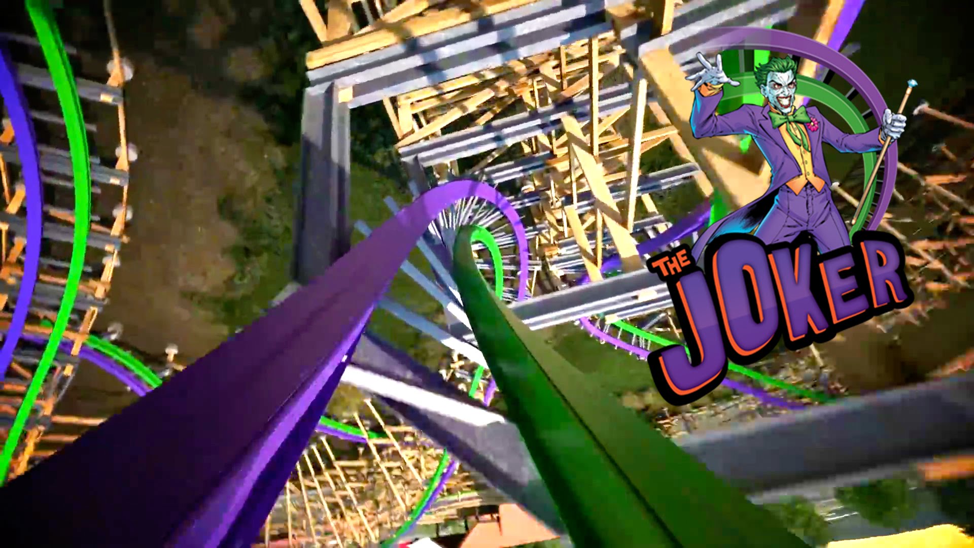 Vidéo insolite, un grand-huit à l’effigie du Joker dans l’un des parcs à thèmes de Six Flags