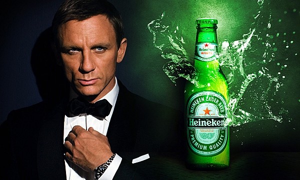 La pub Heineken à l’occasion de la sortie du prochain James Bond