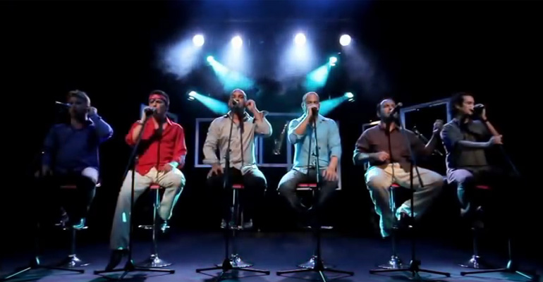 Superbe reprise d’Hotel California a cappella