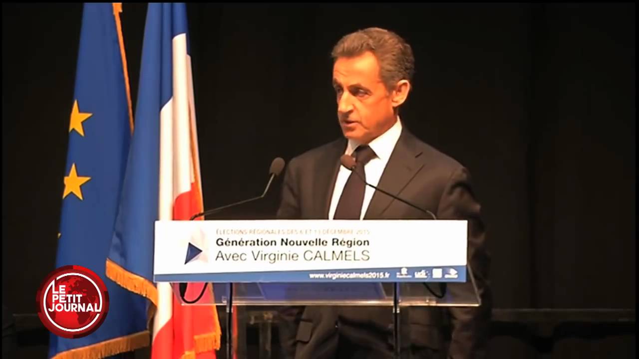 Nicolas Sarkozy dit une phrase incompréhensible