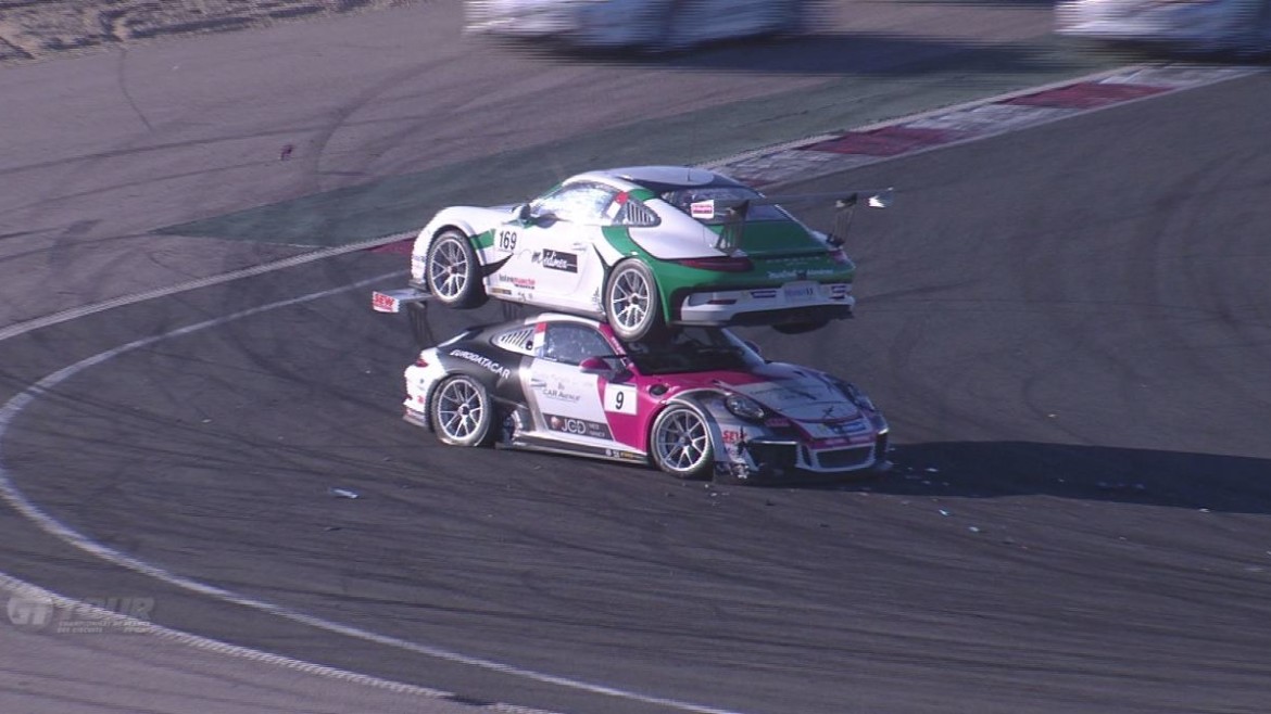 Un accident lors d&rsquo;une course vraiment peu banal