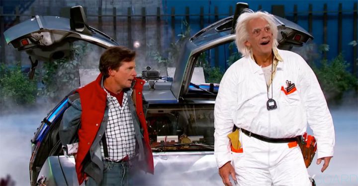Marty McFly & Doc Brown chez Jimmy Kimmel