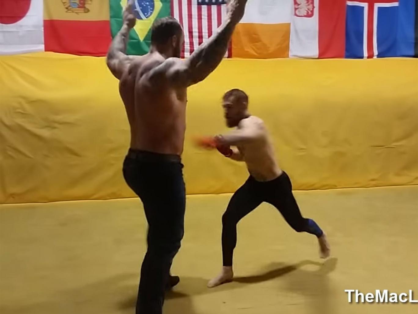 Хафтор бьёрнсон спарринг с Макгрегором. Mac Gregor vs.