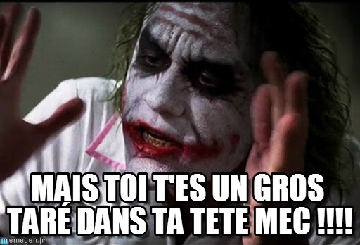 Attention, nous avons trouvé le taré du mois !!