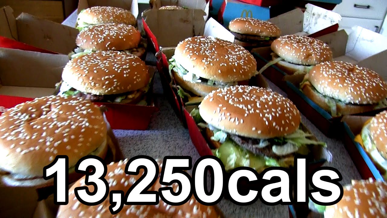 Record du monde : Manger 25 Big Macs le plus rapidement possible !!