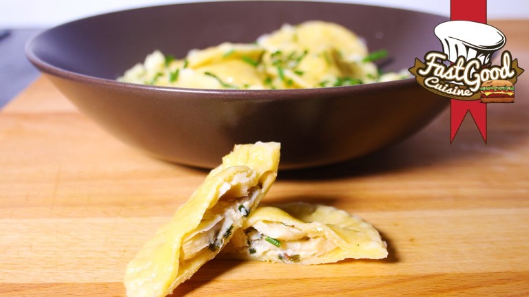 Recette de raviolis avec champignons faits maison