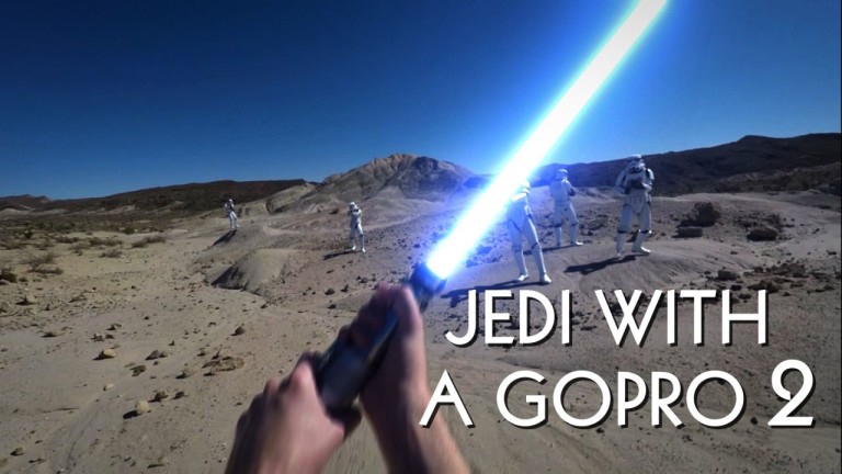 Immersion totale avec un Jedi et sa GoPro