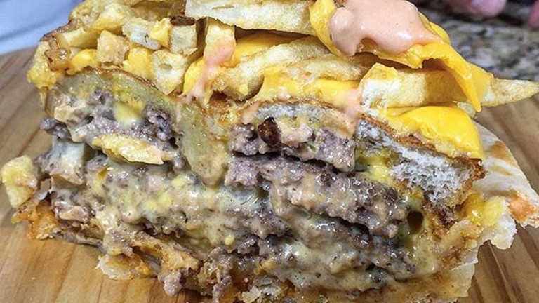 Une bonne tarte aux burgers !! Bon appétit…