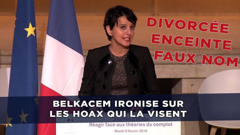Najat Vallaud-Belkacem se moque copieusement des complotistes