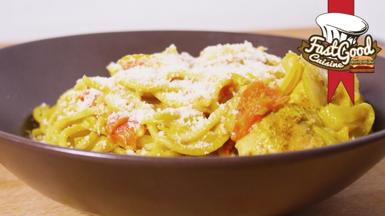 Recette magique : One pot Pasta, saumon, coco et curry