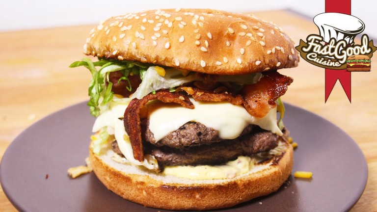Recette McDo : Le Bacon & Cheddar Fondu ! Burger de Fou…